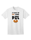 Eat Your Pie Adult T-Shirt-Mens T-Shirt-TooLoud-White-Small-Davson Sales