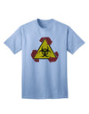 Eco-Friendly Biohazard Sign Adult T-Shirt: A Sustainable Fashion Choice by TooLoud-Mens T-shirts-TooLoud-Light-Blue-Small-Davson Sales