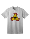 Eco-Friendly Biohazard Sign Adult T-Shirt: A Sustainable Fashion Choice by TooLoud-Mens T-shirts-TooLoud-AshGray-Small-Davson Sales