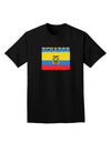 Ecuador Flag Adult Dark T-Shirt-Mens T-Shirt-TooLoud-Black-Small-Davson Sales