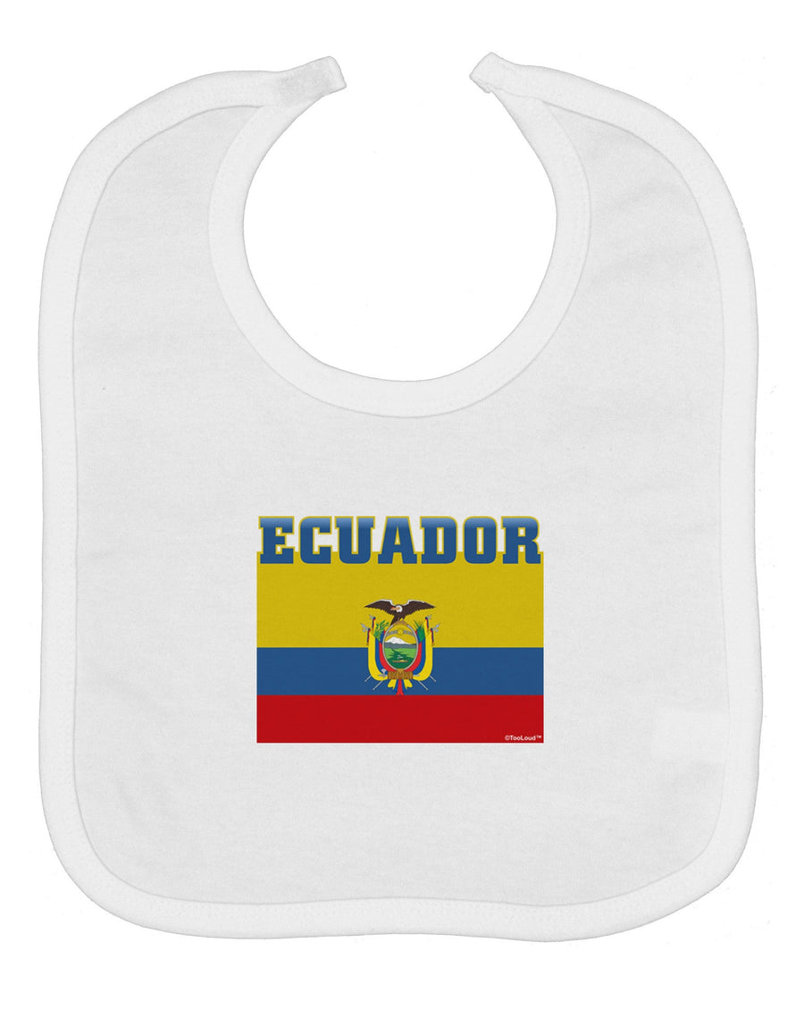 Ecuador Flag Baby Bib