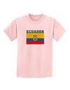 Ecuador Flag Childrens T-Shirt-Childrens T-Shirt-TooLoud-PalePink-X-Small-Davson Sales