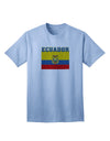 Ecuador Flag-Inspired Adult T-Shirt: Express Your Pride in Style-Mens T-shirts-TooLoud-Light-Blue-Small-Davson Sales