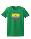 Ecuador Flag Womens Dark T-Shirt-TooLoud-Kelly-Green-X-Small-Davson Sales