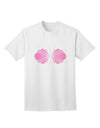 Effortless Elegance: Adult Mermaid Costume T-Shirt with Pink Shells - Perfect for Halloween-Mens T-shirts-TooLoud-White-Small-Davson Sales