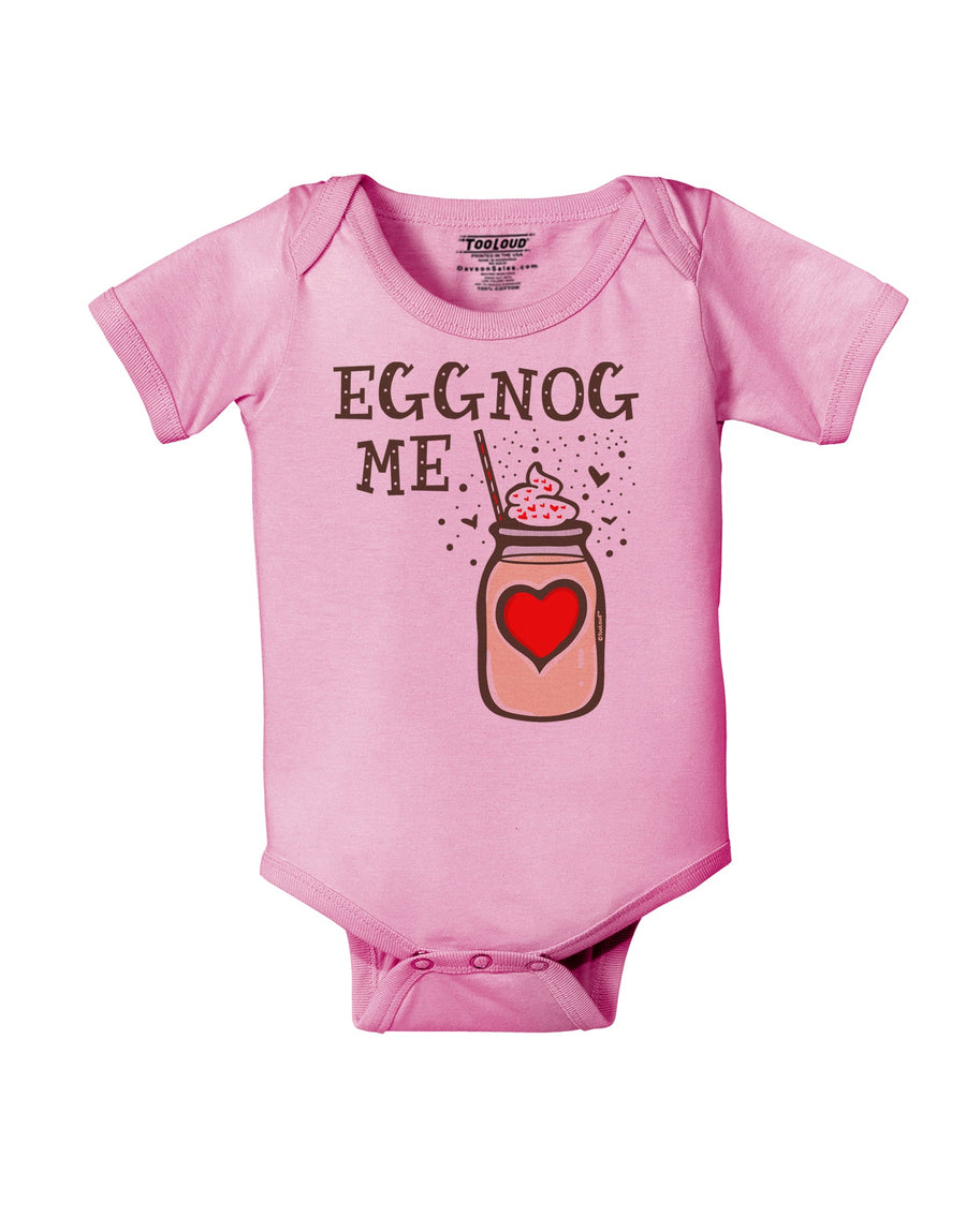 Eggnog Me Baby Romper Bodysuit-Baby Romper-TooLoud-White-06-Months-Davson Sales