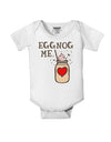 Eggnog Me Baby Romper Bodysuit-Baby Romper-TooLoud-White-06-Months-Davson Sales