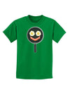 Eggs and Bacon Smiley Face Childrens Dark T-Shirt by TooLoud-Childrens T-Shirt-TooLoud-Kelly-Green-X-Small-Davson Sales