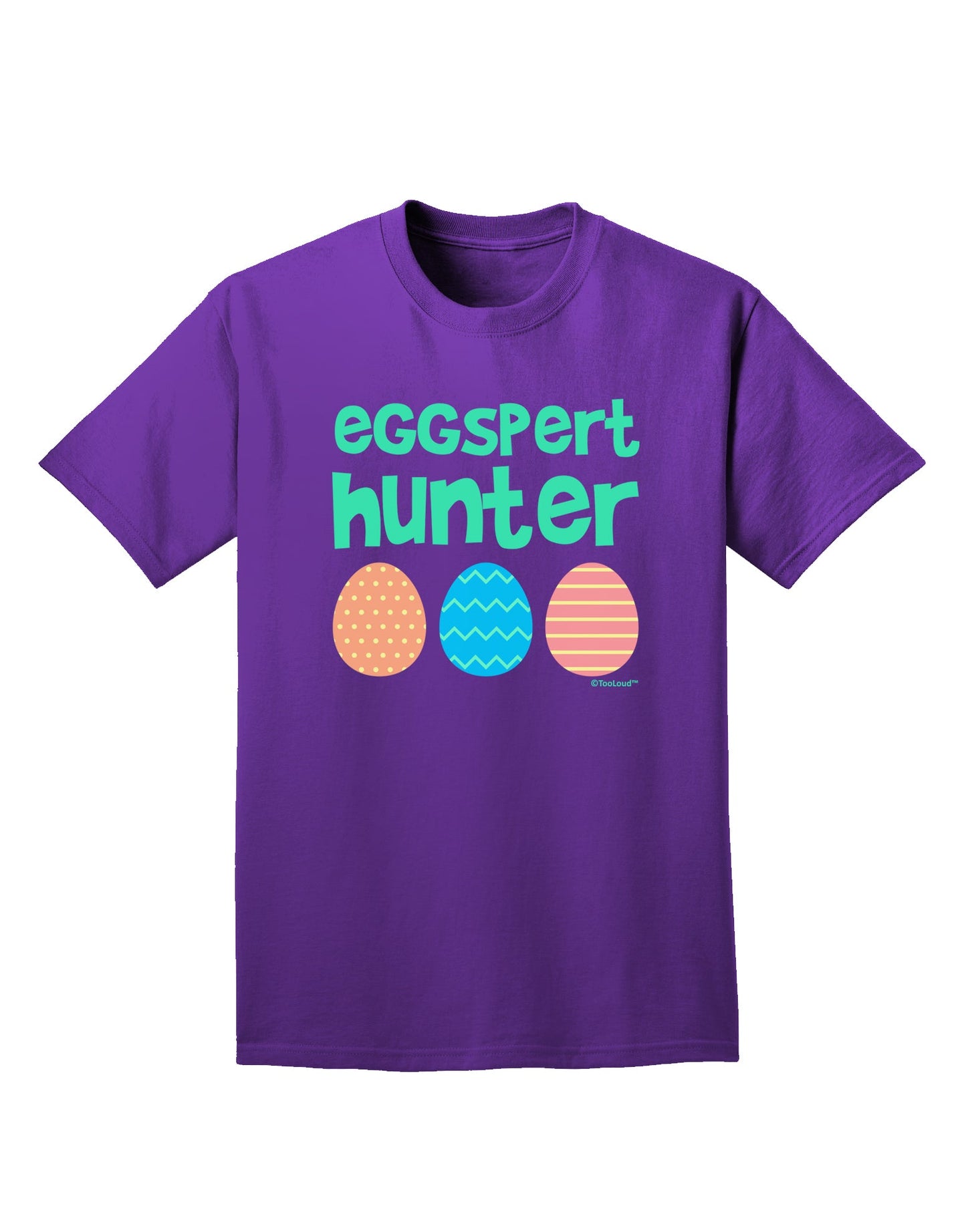 Eggspert Hunter - Easter - Green Adult Dark T-Shirt by TooLoud-Mens T-Shirt-TooLoud-Purple-Small-Davson Sales