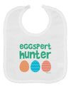 Eggspert Hunter - Easter - Green Baby Bib by TooLoud