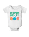 Eggspert Hunter - Easter - Green Baby Romper Bodysuit by TooLoud-Baby Romper-TooLoud-White-06-Months-Davson Sales