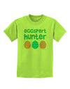 Eggspert Hunter - Easter - Green Childrens T-Shirt by TooLoud-Childrens T-Shirt-TooLoud-Lime-Green-X-Small-Davson Sales