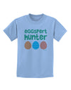 Eggspert Hunter - Easter - Green Childrens T-Shirt by TooLoud-Childrens T-Shirt-TooLoud-Light-Blue-X-Small-Davson Sales