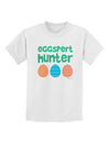 Eggspert Hunter - Easter - Green Childrens T-Shirt by TooLoud-Childrens T-Shirt-TooLoud-White-X-Small-Davson Sales