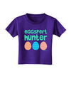 Eggspert Hunter - Easter - Green Toddler T-Shirt Dark by TooLoud-Toddler T-Shirt-TooLoud-Purple-2T-Davson Sales
