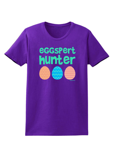 Eggspert Hunter - Easter - Green Womens Dark T-Shirt by TooLoud-Womens T-Shirt-TooLoud-Purple-X-Small-Davson Sales