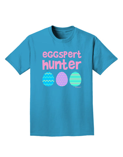 Eggspert Hunter - Easter - Pink Adult Dark T-Shirt by TooLoud-Mens T-Shirt-TooLoud-Turquoise-Small-Davson Sales