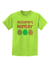 Eggspert Hunter - Easter - Pink Childrens T-Shirt by TooLoud-Childrens T-Shirt-TooLoud-Lime-Green-X-Small-Davson Sales