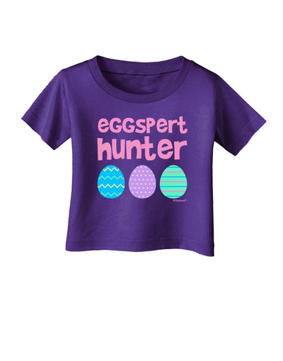 Eggspert Hunter - Easter - Pink Infant T-Shirt Dark by TooLoud-Infant T-Shirt-TooLoud-Purple-06-Months-Davson Sales