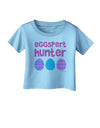 Eggspert Hunter - Easter - Pink Infant T-Shirt by TooLoud-Infant T-Shirt-TooLoud-Aquatic-Blue-06-Months-Davson Sales