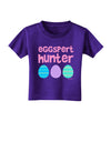 Eggspert Hunter - Easter - Pink Toddler T-Shirt Dark by TooLoud-Toddler T-Shirt-TooLoud-Purple-2T-Davson Sales