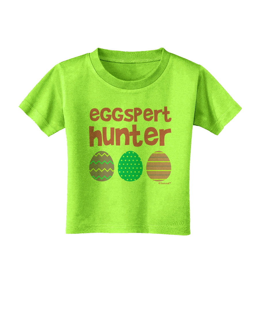 Eggspert Hunter - Easter - Pink Toddler T-Shirt by TooLoud-Toddler T-Shirt-TooLoud-White-2T-Davson Sales