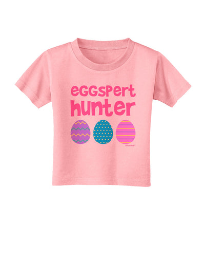 Eggspert Hunter - Easter - Pink Toddler T-Shirt by TooLoud-Toddler T-Shirt-TooLoud-Candy-Pink-2T-Davson Sales