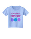 Eggspert Hunter - Easter - Pink Toddler T-Shirt by TooLoud-Toddler T-Shirt-TooLoud-Aquatic-Blue-2T-Davson Sales