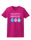 Eggspert Hunter - Easter - Pink Womens Dark T-Shirt by TooLoud-Womens T-Shirt-TooLoud-Hot-Pink-Small-Davson Sales