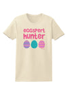 Eggspert Hunter - Easter - Pink Womens T-Shirt by TooLoud-Womens T-Shirt-TooLoud-Natural-X-Small-Davson Sales