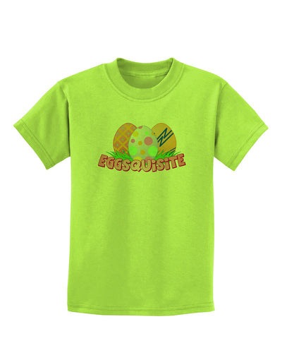 Eggsquisite Childrens T-Shirt-Childrens T-Shirt-TooLoud-Lime-Green-X-Small-Davson Sales