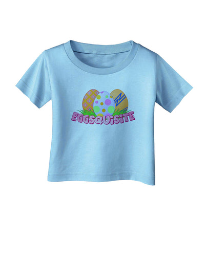 Eggsquisite Infant T-Shirt-Infant T-Shirt-TooLoud-Aquatic-Blue-06-Months-Davson Sales