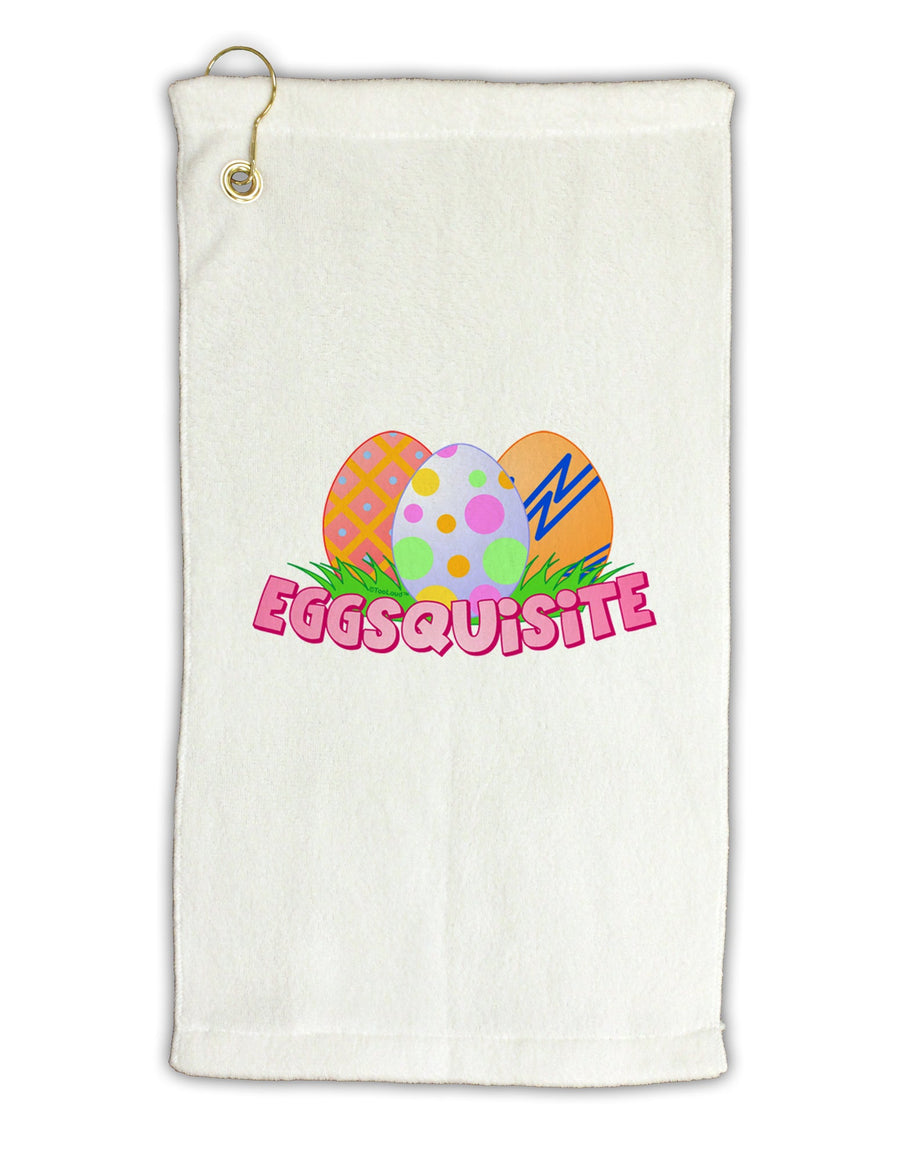 Eggsquisite Micro Terry Gromet Golf Towel 16 x 25 inch by TooLoud-Golf Towel-TooLoud-White-Davson Sales