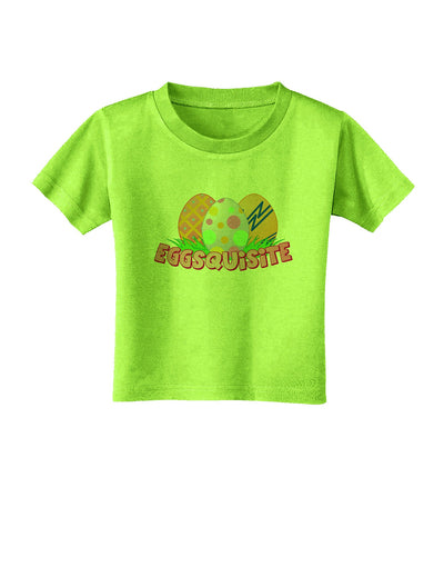 Eggsquisite Toddler T-Shirt-Toddler T-Shirt-TooLoud-Lime-Green-2T-Davson Sales