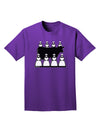 Eight Maids A Milking Adult Dark T-Shirt-Mens T-Shirt-TooLoud-Purple-Small-Davson Sales