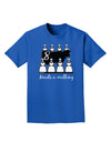 Eight Maids A Milking Text Adult Dark T-Shirt-Mens T-Shirt-TooLoud-Royal-Blue-Small-Davson Sales