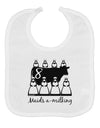 Eight Maids A Milking Text Baby Bib