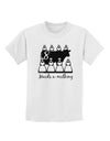 Eight Maids A Milking Text Childrens T-Shirt-Childrens T-Shirt-TooLoud-White-X-Small-Davson Sales