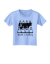 Eight Maids A Milking Text Toddler T-Shirt-Toddler T-Shirt-TooLoud-Aquatic-Blue-2T-Davson Sales