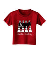 Eight Maids A Milking Text Toddler T-Shirt Dark-Toddler T-Shirt-TooLoud-Red-2T-Davson Sales