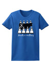 Eight Maids A Milking Text Womens Dark T-Shirt-TooLoud-Royal-Blue-X-Small-Davson Sales