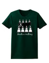 Eight Maids A Milking Text Womens Dark T-Shirt-TooLoud-Forest-Green-Small-Davson Sales