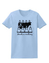 Eight Maids A Milking Text Womens T-Shirt-Womens T-Shirt-TooLoud-Light-Blue-X-Small-Davson Sales