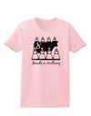 Eight Maids A Milking Text Womens T-Shirt-Womens T-Shirt-TooLoud-PalePink-X-Small-Davson Sales