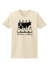 Eight Maids A Milking Text Womens T-Shirt-Womens T-Shirt-TooLoud-Natural-X-Small-Davson Sales