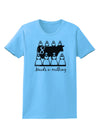 Eight Maids A Milking Text Womens T-Shirt-Womens T-Shirt-TooLoud-Aquatic-Blue-X-Small-Davson Sales