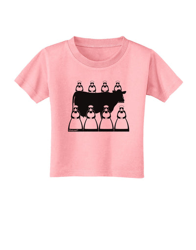 Eight Maids A Milking Toddler T-Shirt-Toddler T-Shirt-TooLoud-Candy-Pink-2T-Davson Sales