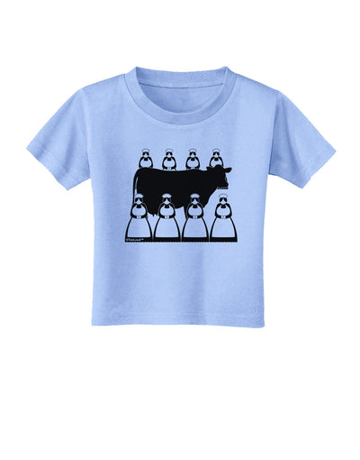 Eight Maids A Milking Toddler T-Shirt-Toddler T-Shirt-TooLoud-Aquatic-Blue-2T-Davson Sales