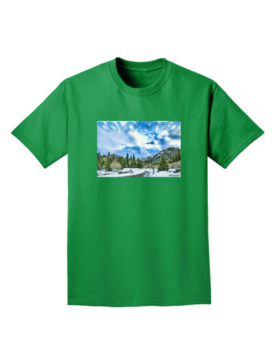 El Dora CO with Text Adult Dark T-Shirt-Mens T-Shirt-TooLoud-Kelly-Green-Small-Davson Sales