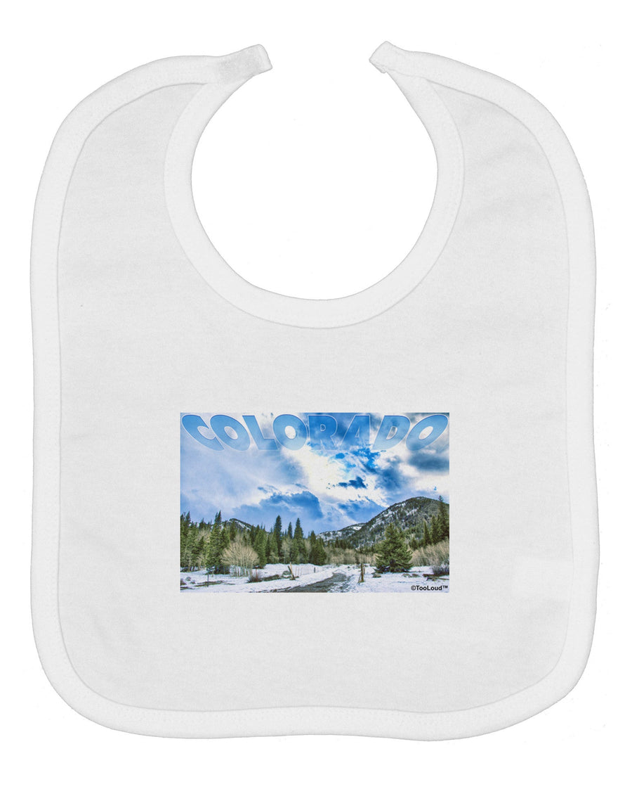 El Dora CO with Text Baby Bib